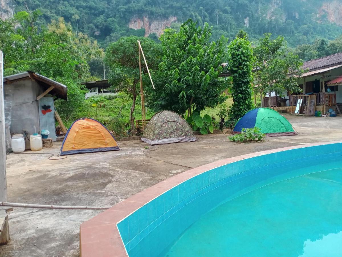 Nongkhiaw Campingsite Swimming Pool Hotel Ban Phathok Bagian luar foto